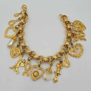 Kirks Folly Vintage Midsummer Nights Dream Charm Bracelet